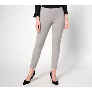 Women Control Women's Pants Sz XL Pull-On Knit Slim Pant Gray A631458